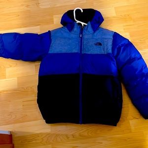 Boys North Face Reversible Down Jacket